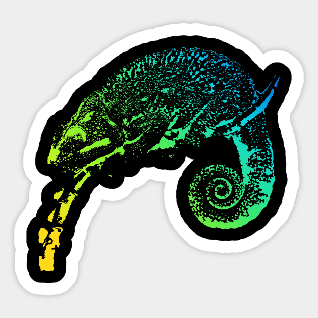 Chameleon Sticker by ImaginativeWild